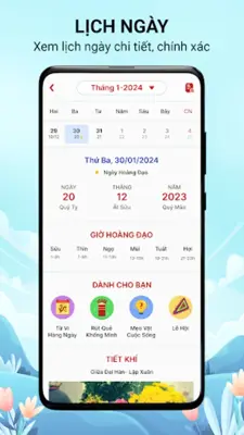 Lich Am - Lich Van Nien 2024 android App screenshot 4